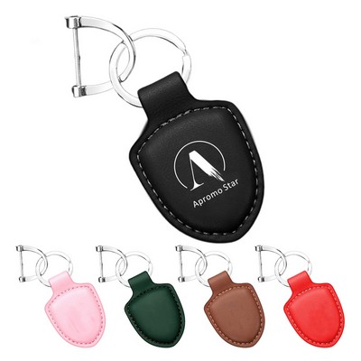 Car Leather Keychain