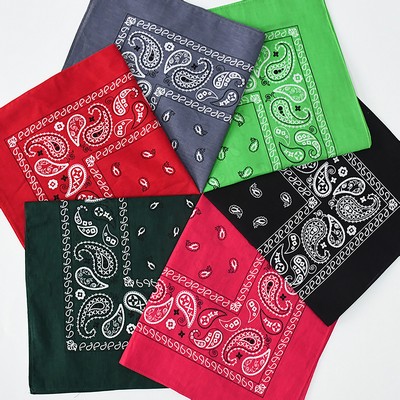 Polyester Paisley Hip-Hop Dance Bandana