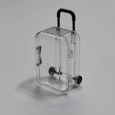 Mini Rolling Suitcase Jewelry Storage Box