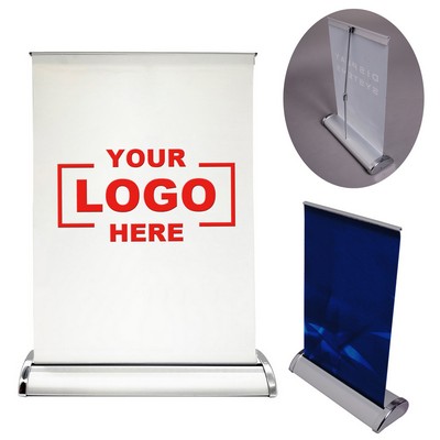 A4 Tabletop Retractable Banner Stand