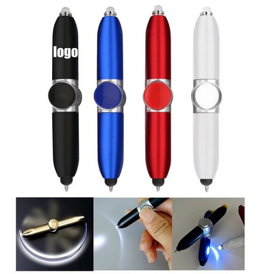 Fidget Pen Spinner Pen With Led Light