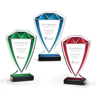 Colorful Diamond Shaped Acrylic Award