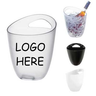 3 Quart Clear Plastic Ice Bucket