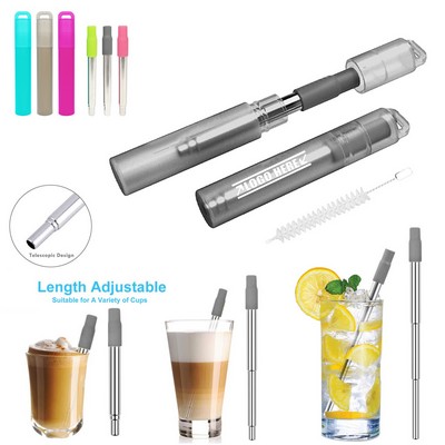 Portable Telescope Metal Straw