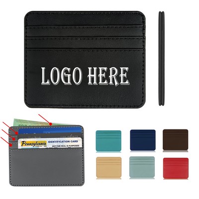 PU Leather Credit Card Holder