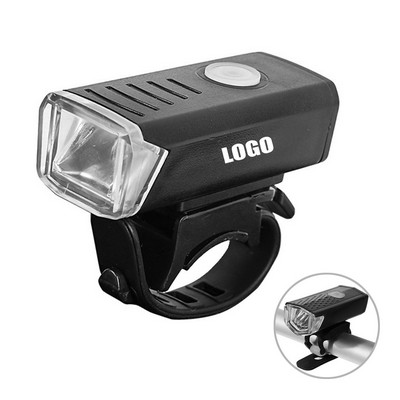 Compact Sleek Rechargeable Bicycle Headlight with IPX4 Waterproof