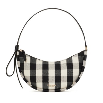 kate spade new york Smile Gingham Small Shoulder Bag - Black Multi