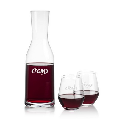 Caldmore Carafe & Reina Stemless Wine