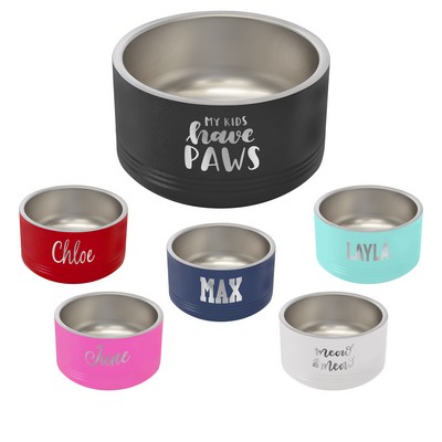 Polar Camel Stainless Steel Dog Pet Bowl 18oz