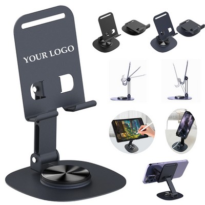 Cradle Stand Mobile Phone Desk Stand Anti-slip 360 Rotating Metal Mobile Phone Holders