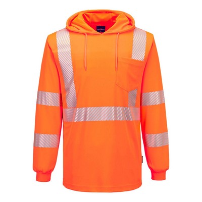 Hi-Vis Lightweight Hooded T-Shirt L/S