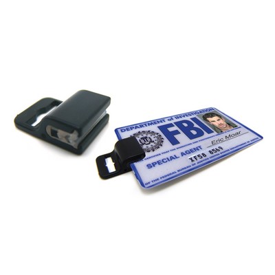 Government Clip for Identification Cards without Slots / Holes