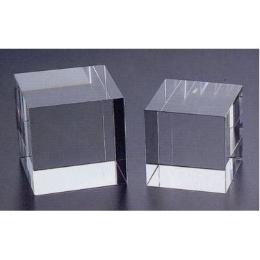 Optic Crystal Standing Cube