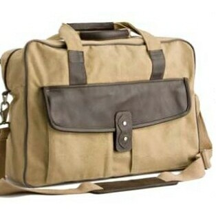 Canvas/Leather Briefcase