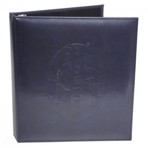 Councilman Sr. Bonded Leather 1" Ring Binder w/ Horizontal Pocket