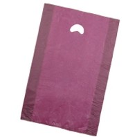 Burgundy Red High Density Encore™ Merchandise Bag w/ Die Cut Handle (13"x3"x21")