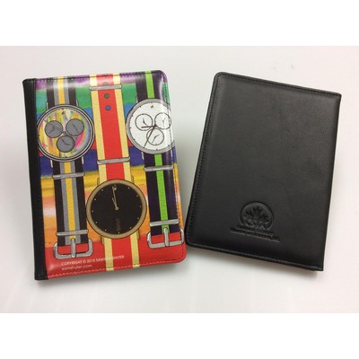 Custom Genuine Leather Junior Executive Padfolio (4 Color/ 1 Side)