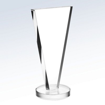 Crystal Success Award, Large (4-1/2"x8-3/8"H)