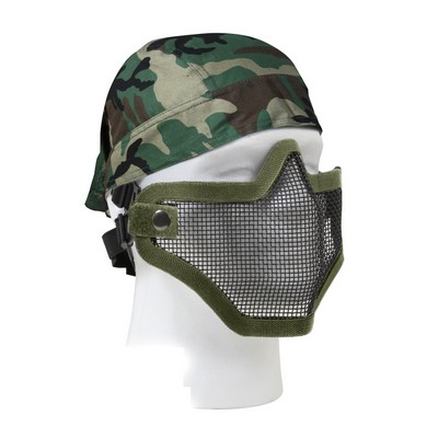 Olive Drab Bravo Tac Gear Strike Steel Half Face Mask