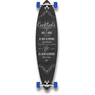 Longboard - 39" Pintail W/ Write On / Wipe Off Chalkboard - Quick Turn