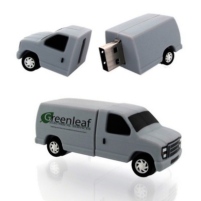 16GB PVC Delivery Van USB Drive