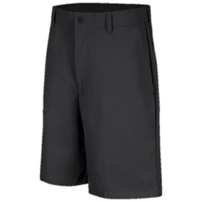 Red Kap™ Men's Plain Front Short - Black