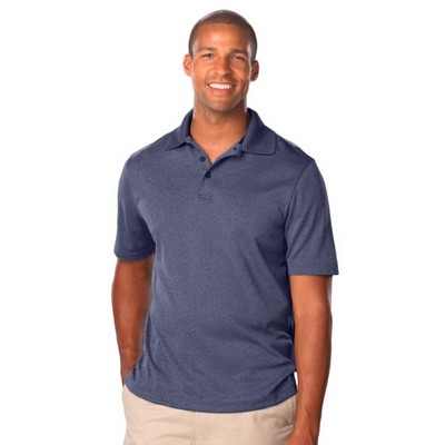 Men's Heathered Polo Shirt