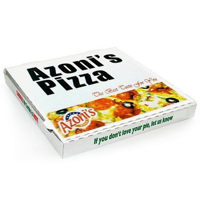 Short Run Full Color Corrugated Pizza Box (20"x20"x2")