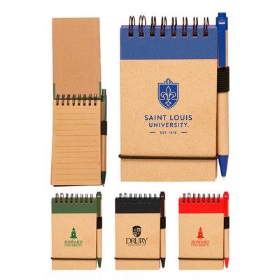 Eco Notebook Jotter with Matching Pen