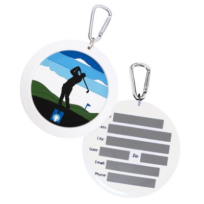 Golf Putt Target Bag Tag