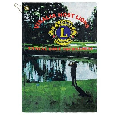 Subli-Plush Velour Hand Golf Towel