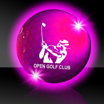 Pink Night Flyer Golf Ball