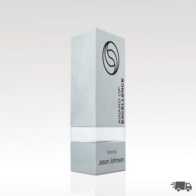 Aluminum Crystal Award - Tristin