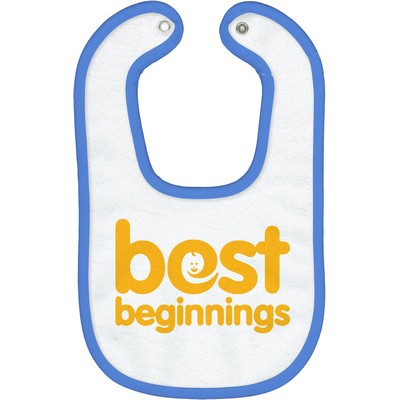 Baby Bib w/Snap (Small)