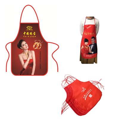 Custom Full Color Imprint Non-Woven Polypropylene Apron