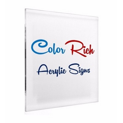 Premium Color Rich Acrylic Signage 1