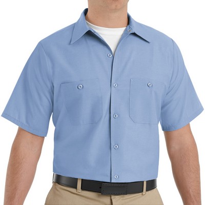 Red Kap® Men's Short Sleeve Industrial Work Shirt