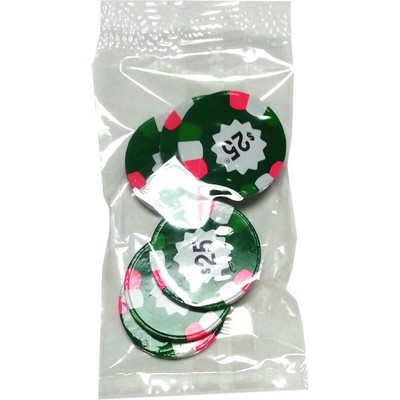 1.9 Oz. Bag of $5 Chocolate Poker Chips