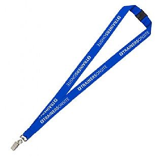 1/2" Polyester Lanyard w/ Safety Breakaway