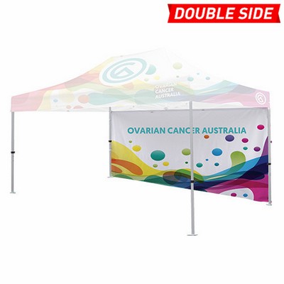 15' Tent Full Wall (Dye Sublimated, Double-Sided)