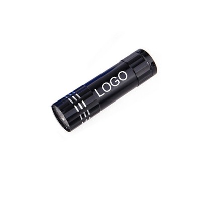 9 LED Pocket Aluminum Flashlight