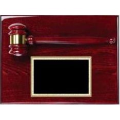 Rosewood Gavel Plaque 9" x 12" Award