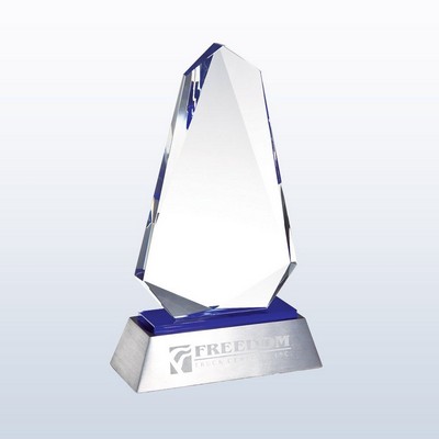 Blue Inspiration Optic Crystal Award