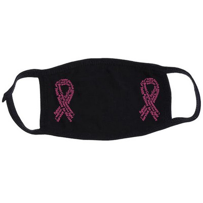 Breast Cancer Awareness 3-Ply Cotton Face Masks