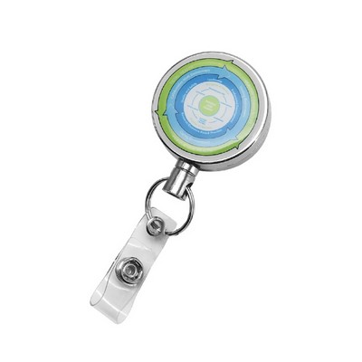 Round Metal Badge Reel