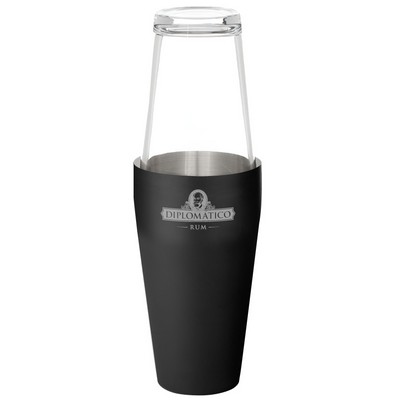 26 oz. Glass & Stainless Steel Boston Cocktail Shaker