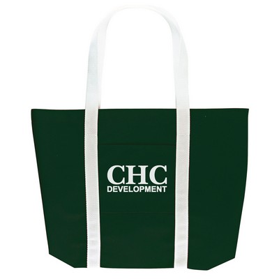 100GSM Non-Woven Tote w/Small Pocket