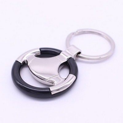 2 Tone Steering Wheel Keychain