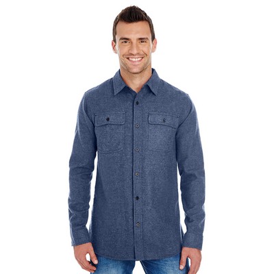 Burnside® Men's Long Sleeve Solid Flannel Shirt