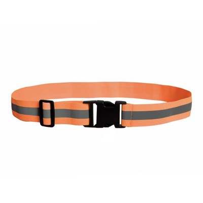 Pink or Orange Single Stripe PT Reflective Safety Belt